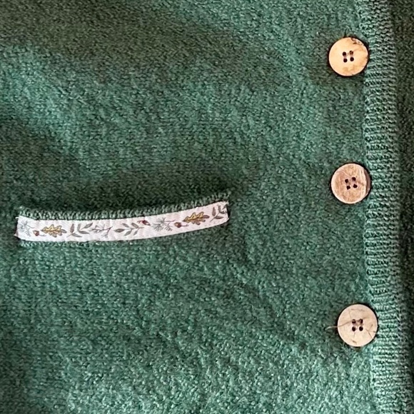 Woolrich Vest Button front Forest Green - Picture 7 of 7